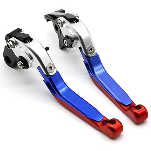 Motorcycle Clutch Brake Lever,for Kawasaki ZZR1100 ZZR1200 ZX-7R ZX-7RR ZX-9R ZX-10 ZX-11 Motorcycle Accessories Folding Extendable Brake Lever Clutch Levers Handle