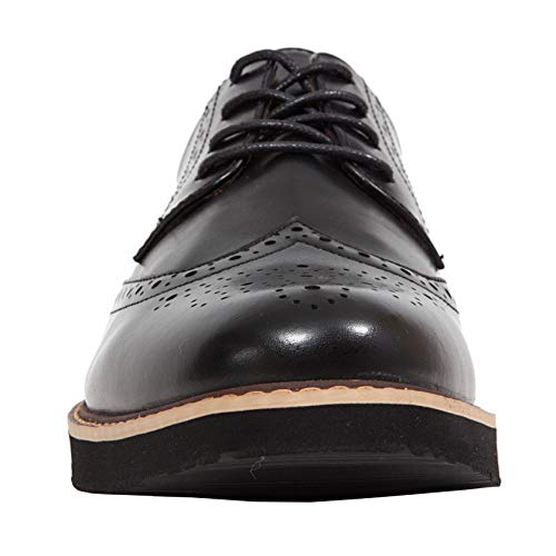 Deer Stags Men's Retro Oxford, Black, 9 Wide #TOP2