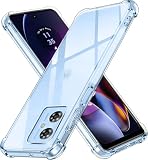 LAYJOY 対応 Moto G64 5G ケース / G64Y 5G/ Moto G54 ケース 耐衝撃 透明ソフトTPU 軽薄 Motorola G64 /G64Y 5G カバー [ 四隅强化保護 シリコン 軟性 全透明 全面保護 衝撃吸収]（クリア）