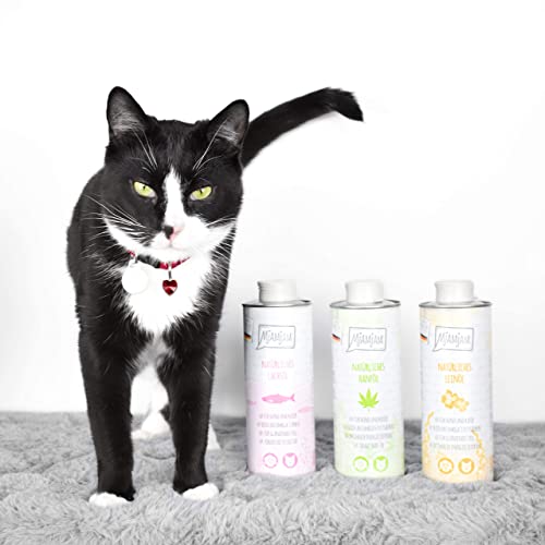 MjAMjAM - Nahrungsergänzung für Hund und Katze - natürliches Lachsöl, 1er Pack (1 x 500 ml ), naturbelassen ganz ohne synthetische Konservierungsstoffe