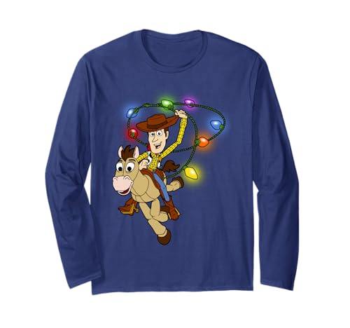 T-shirt Toy Story Woody de Noël à manches longues en coton mélangé