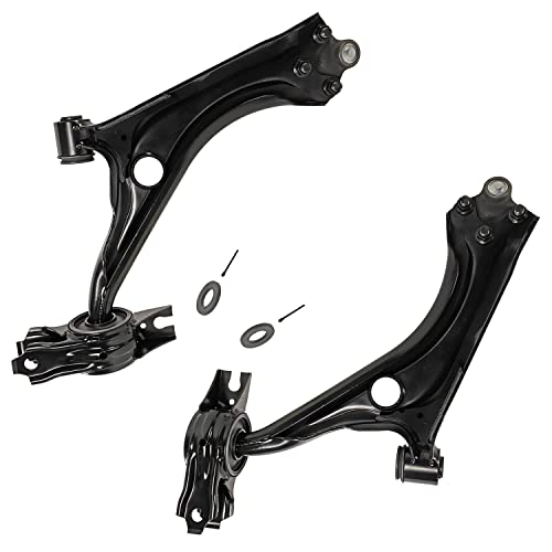Image of Detroit Axle - Front Control Arms Kit for 2016 2017 2018 2019 Honda Civic, 2 Lower Control Arms w /Ball Joints, 4 Inner & Outer Tie Rods, 2 Sway Bar Links Replacement