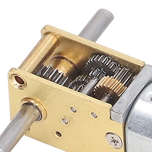 Motor de engranaje de 7rpm DC 3V con engranajes metálicos para maquetas de coches 2