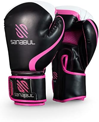 Sanabul Essential Boxing Gloves Pink 8-OZ