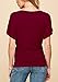 MBJ WT817 Womens Dolman Drape Top with Side Shirring XXL Wine