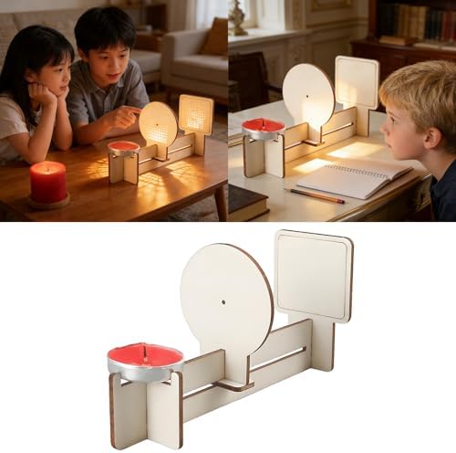 Science Classroom Demonstration Tool Interactive Wooden Optical Imaging Apparatus Educational for Students and Teachers Educational Science Project Set
