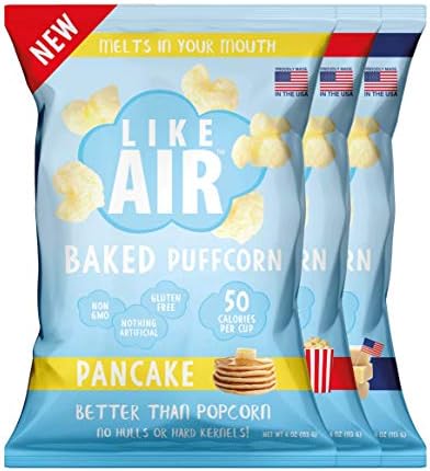 Like Air Baked Puffcorn (Variety Pack) | 3 Large Multi-Serve Bags | Unique & Delicious | Nothing Artificial