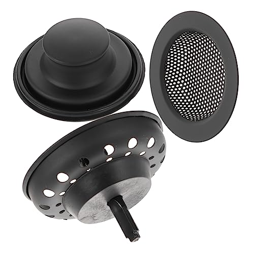 WOONEKY 3piezas Tapa De Filtro para Fregadero De Cocina Inoxidable Tapón para Desagüe Colador para Fregadero para Uso Diario Cocina