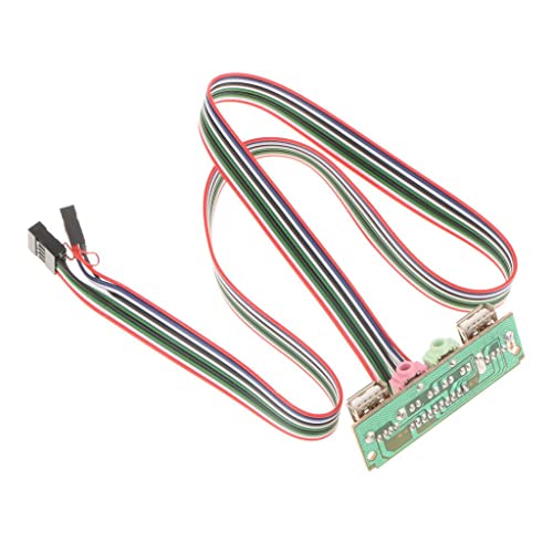 Generic PCのコンピュータケースのフロントパネルのUSBオーディオポートのマイクイヤホンケーブル, 6.8CM