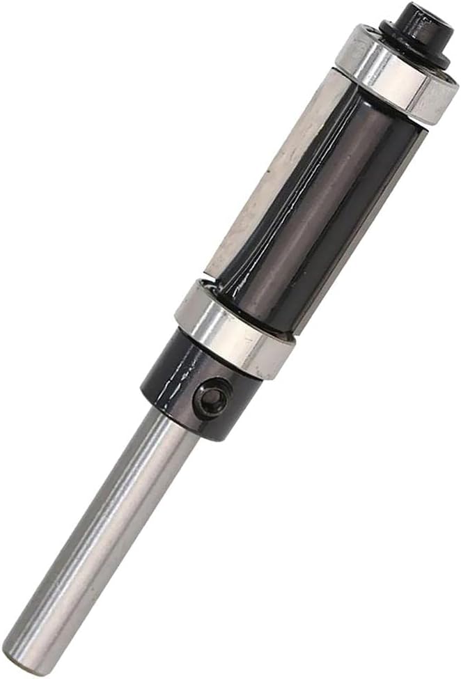 MERISHOPP™ 1 Piece Solid Carbide Flush Trim Top & Bottom Bearing Router Bit 25Mm Black|Home & Garden|Tools|Power Tools|Router Bits