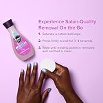 Cutex Gel Nail Polish Remover, Ultra-Powerful & Removes Glitter and Dark Colored Paints, Paraben Free, 10.1 Fl Oz - Image 4