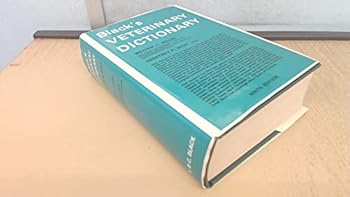 Hardcover Black's veterinary dictionary, Book