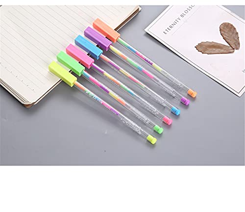 Canetas esferográficas caneta arco-íris canetas esferográficas caneta esferográfica material de escr