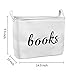 GIRVEM Books Storage Basket, Organizer Box for Baby, Kids or Pets - Storage Bins