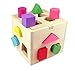 Gearmax Intelligenza Sorter Legno Tredici Fori Intelligenza Building Blocks Set Blocchi Tridimensionali Giocattoli per i Bambini Educazione Precoce Giocattolo