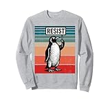 Resist penguin funny tees