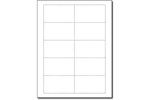 A5 Heavyweight White Blank Business Card Paper for Printers