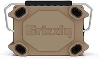 Vista 80 de Grizzly 20 Cooler Cofre de hielo de 20 cuartos de galón duradero con aislamiento rotomoldeado Fabricado en Estados Unidos Garantía de por vida