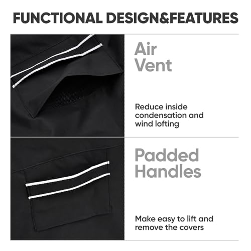 Loriano Patio Furniture Covers, 4 Piece Outdoor Furniture Cover Waterproof, Patio Furniture Cover Set thumb #4