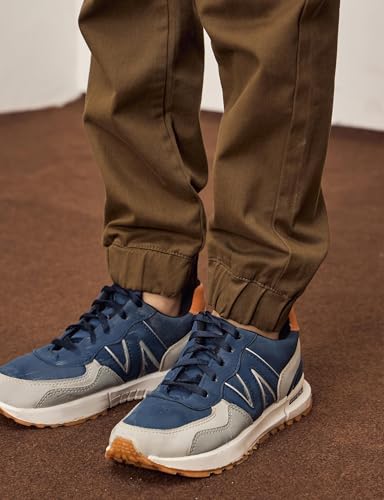 Image of Amazon Brand - Symbol Boy's Cotton Cargo Jogger | Elasticated Waistband and Cuff | Stretchable | Age 2-14 Years
