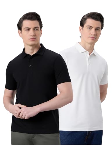 Image of Symbol Premium Men's Super Soft Cotton Stretch Polo | Regulat Fit | Available in Plus Sizes White