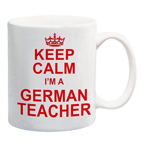 Dynamite Gifts Keep Calm I 'm un Maestro alemán Rojo Taza Regalo Present