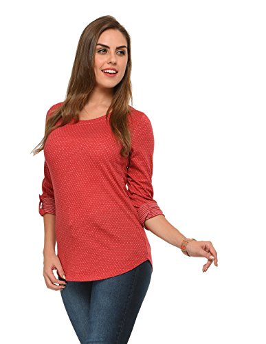 Image of Frenchtrendz Women'sCotton Poly Top(XS-4XL)