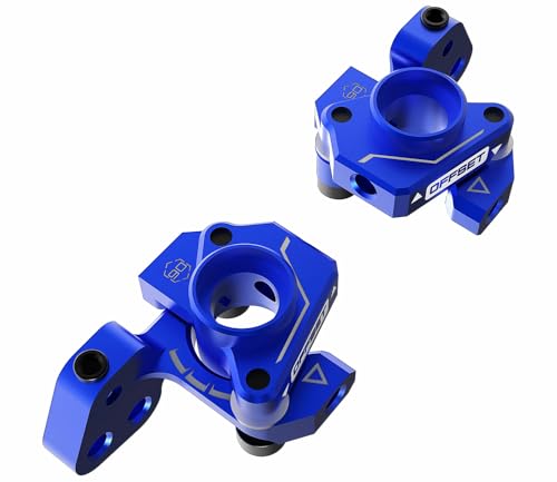 ASRUS RACING 3���[�V���O AUPER D6 �ԗp�A���~KPI�i�b�N�� 1/10 RC�h���t�g�J�[ �F 3RACING SAK-D6814/BU ALUMINUM KPI KNUCKLE FOR 1/10 AUPER D6 DRIFT CAR