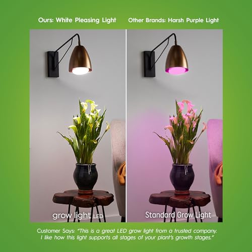 GE Grow Lights for Indoor Plants, BR30 Indoor Floodlight, 2 Pack - image 4