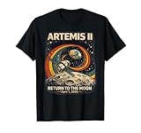 Artemis II Rocket Space Launch Back to The Moon Mission 2026 T-Shirt