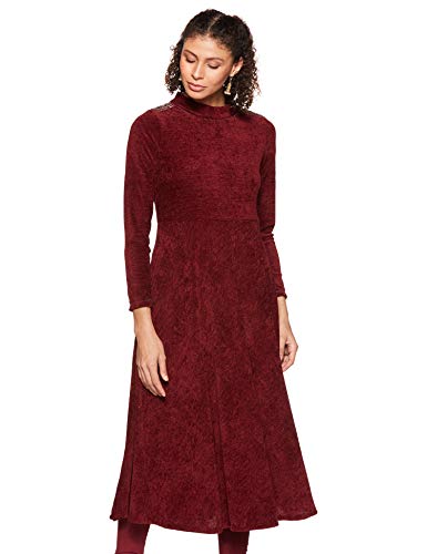 Image of W for Woman Women's Synthetic Regular Kurta