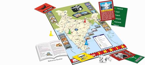 Image of Creative's Destination India | India Historical & Touriest Places Map Board Game | Knowledge of India Map | Learning & Education Board Game | Ages 8 & Above