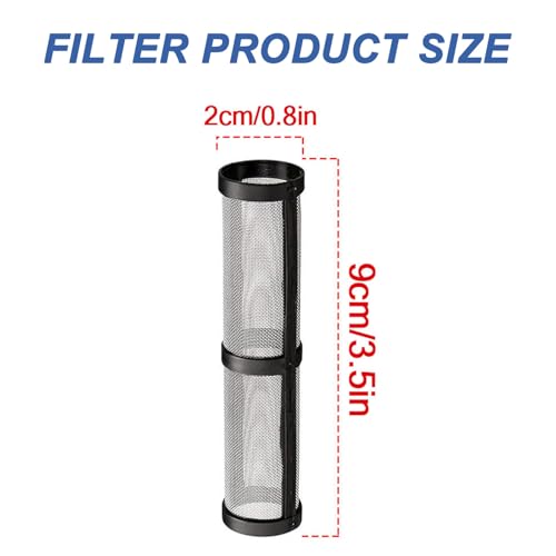 Image of 18 Pieces 246384 Airless Paint Sprayers, Pump Manifold Strainer 60 mesh for 390 395 490 495 595 Compatible with Airless Gun Filter Screen