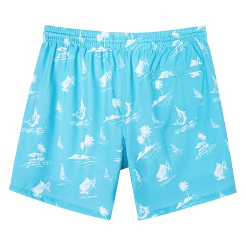 Image of SURF CUZ Mens Swim Trunks with Compression Liner Swim Shorts 7 inch Swimming Trunks Stretch 7 Inch Swim Suits Quick Dry