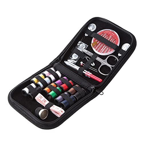 Kit de couture ménagère avec ciseaux et fils pour réparations rapides - 2