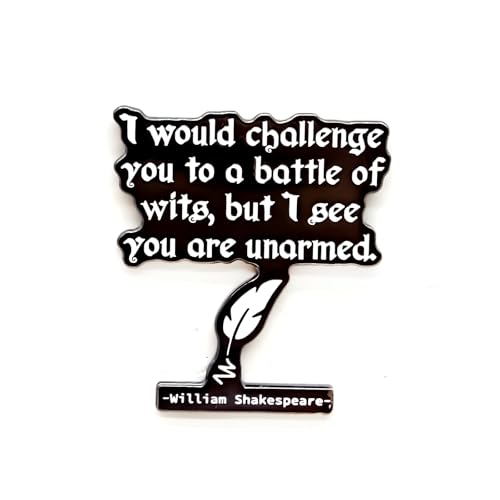 Literature Enthusiast Badge Pin - Literature Series - Enamel Lapel Pin - Plated Badge for Clothing, Bags, and Lanyards