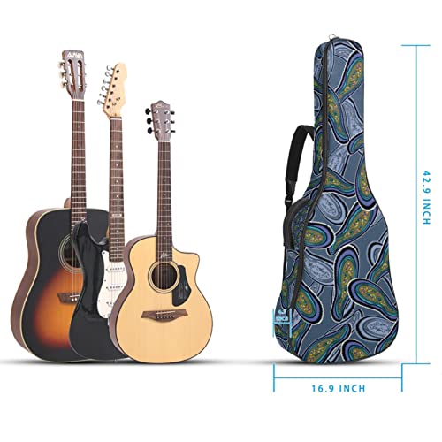 Étui de protection rembourré pour guitare acoustique classique, Multicolore 07, 42.9×16.9×4.7 in, Organiseur de sac - Les Beatles, Paul McCartney, John Lennon, RIngo Starr, George Harrison Étui de protection rembourré pour guitare acoustique classique, Multicolore 07, 42.9x16.9x4.7 in, Organiseur de sac – Image 6