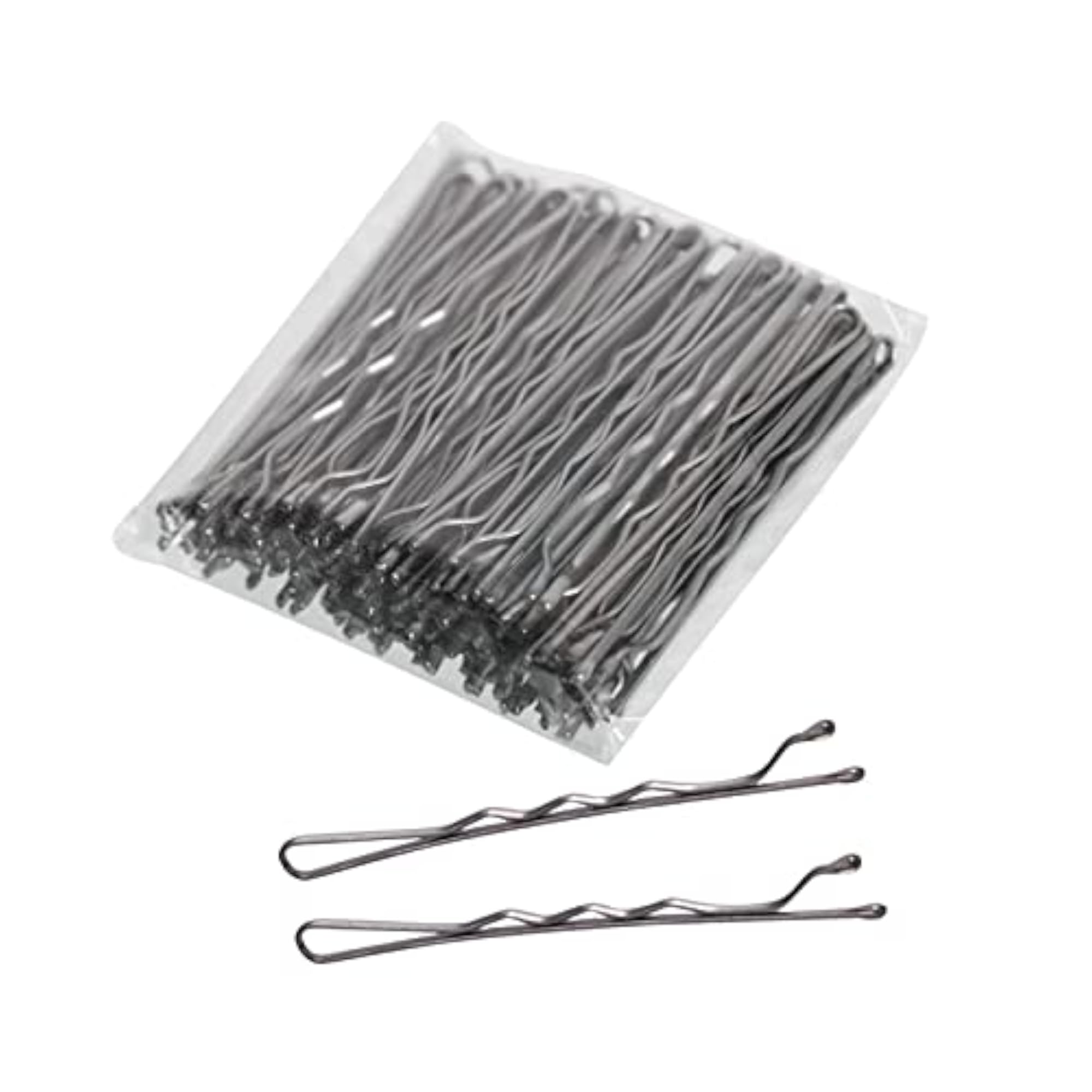 Women's Silver Hair Pins for Hairdressing, 100 Pack