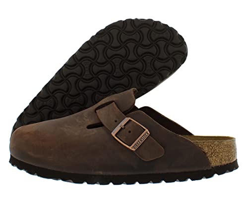 Preisvergleich Produktbild Birkenstock Unisex Boston Soft Footbed, Habana Oiled Leather, 40 N EU