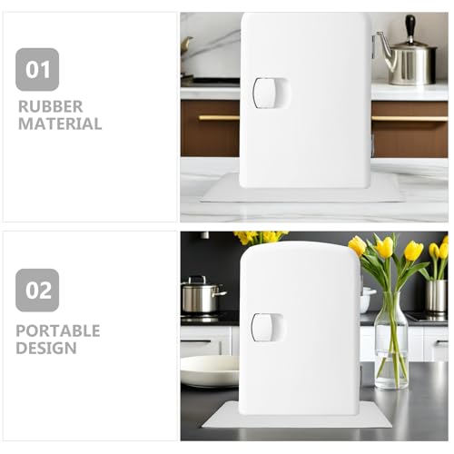 Almohadilla cuadrada antiderrame COLLBATH de silicona flexible para base de neveras 8