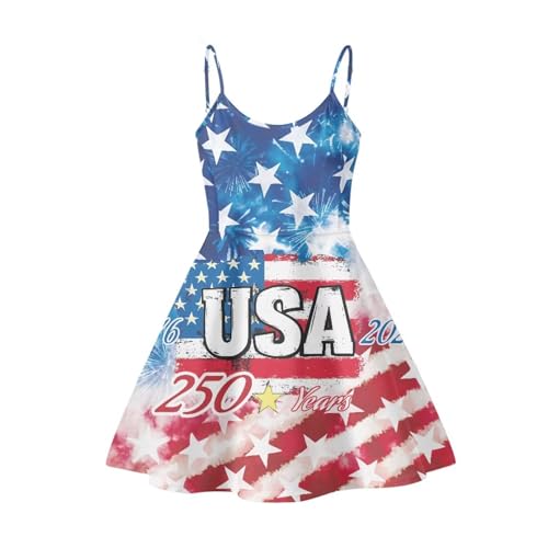 Image of Cozeyat Women Girls Summer Sleeveless Dress Casual Swing Beach Cover Up Knee Length Dresses,Large Size XS-4XL
