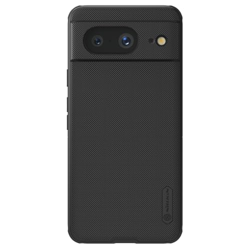 Image of Nillkin Case for Google Pixel 8 (6.2 inch Inch) Super Frosted Shield Pro Magnetic Hard Back Soft Border (PC + TPU) Cover Raised Bezel Camera Protect Black
