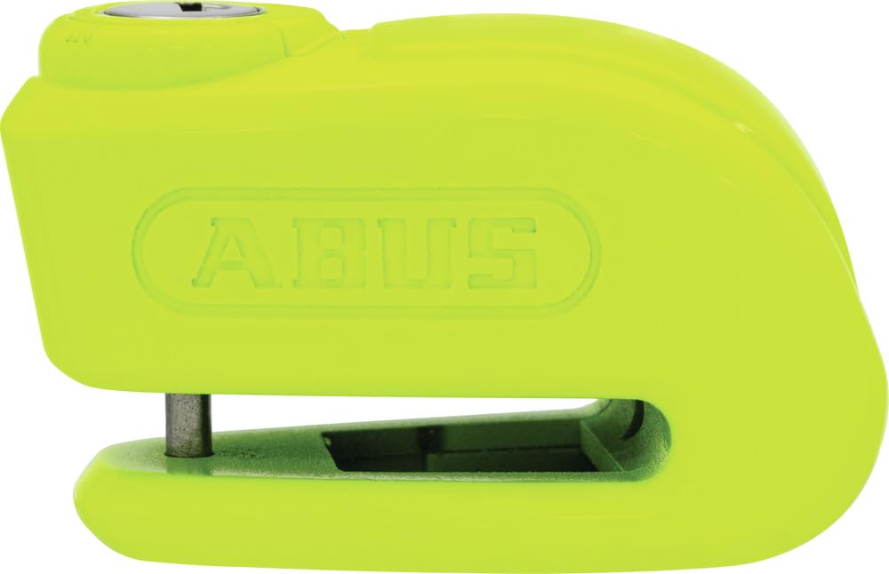 ABUS Bremsscheibenschloss 365 Trigger Alarm 2.0 - Motorradschloss mit Alarmfunktion - zur Absicherung von leichten Motorrädern und Motorrollern - mit 5 mm starkem Schließbolzen - gelb