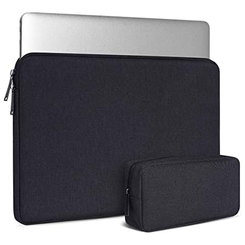 iKammo 15.6 Inch Laptop Case Bag for Acer Aspire 5/Acer Chromebook 15/Acer Nitro 5/Acer Swift 3 15.6/Acer Aspire 3 7, HP 15.6 Laptop/Envy x360 / Pavilion 15 Notebook Bag with Small Case, Black Cover