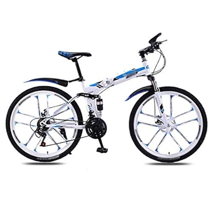 Zunruishop Klappräder Folding Fahrrad Mountainbike Männer und Frauen Erwachsener Variable Speed ​​Doppel Stoßdämpfer Student Ultra-Light bewegliche Off-Road-Fahrrad 26 Zoll Klapprad Faltrad Fahrrad