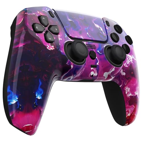 Image of Custom Controllerzz Custom Wireless Controller Compatible with PS5 - Multiple Designs Available (Purple Magma)