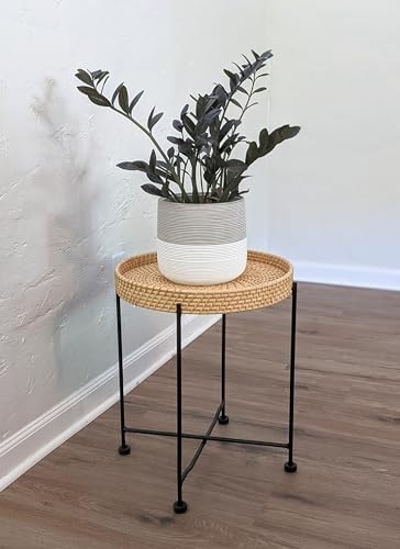 G6 Collection 18″ Hand Woven Rattan End …