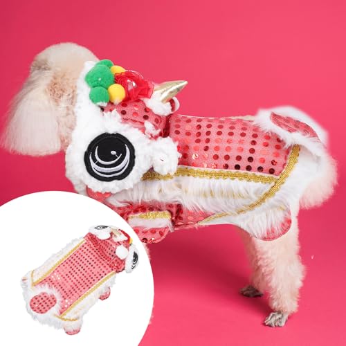 Disfraz para perro Luxshiny León XS miniatura 4
