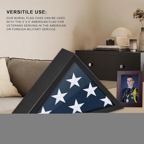 Vitrina de bandera de entierro protege contra el deterioro 5