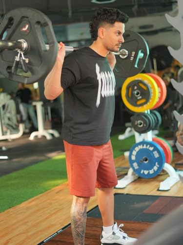 Image of FUAARK Blurred Oversized Sports and Gym T-Shirt for Men